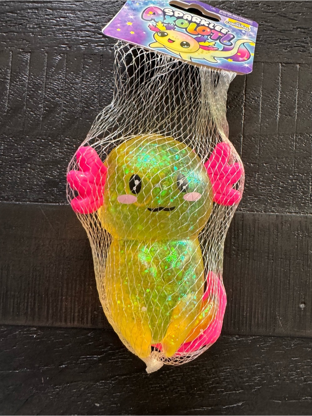 Sparklee Axolotl Holographic Pink, yellow or blue tik tok viral. This is for 1 - Picture 3 of 3